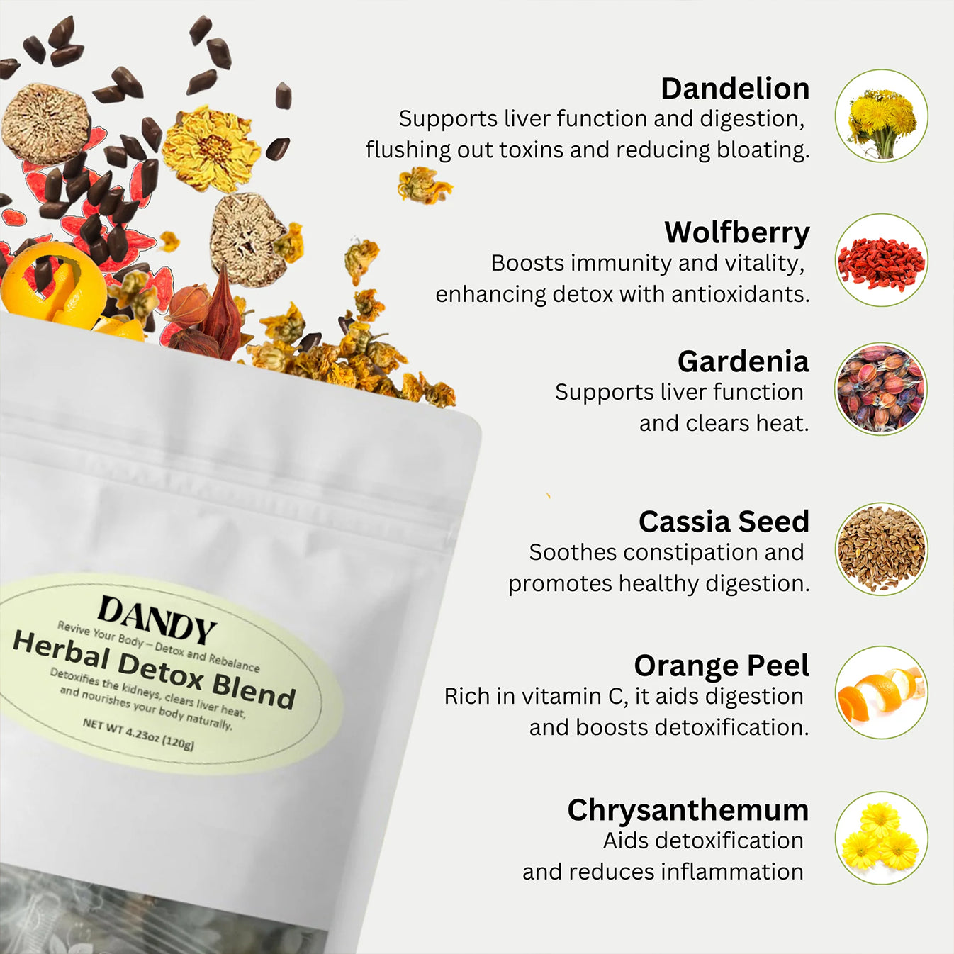 Wolfberry & Dandelion Herbal Tea